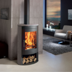 Poêle à bois étanche Oval 3S Panadero 8,7 kW - Triple combustion, pierre naturelle