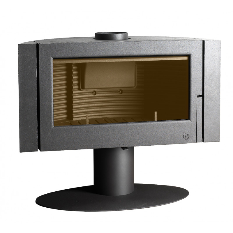 Poêle à bois en fonte Antaya - Anthracite - 12kW – Image 5