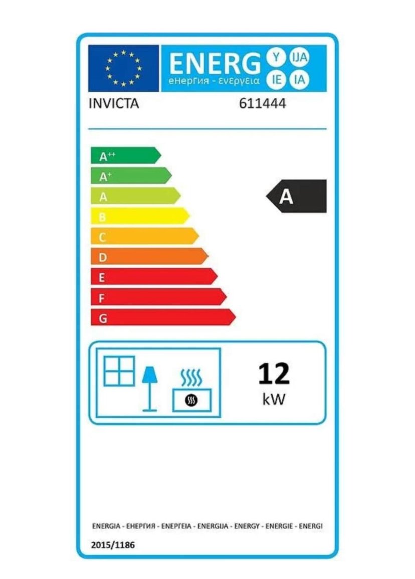 Poêle à bois en fonte Antaya - Anthracite - 12kW – Image 3