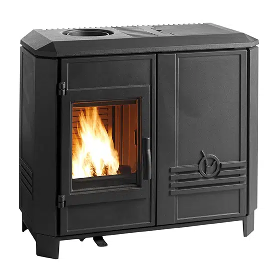 Poêle Hybride Fonte Carolo Mix | INVICTA - 6.5 KW