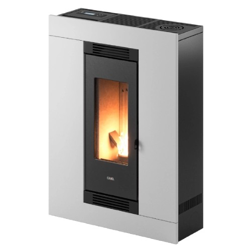 Poêle à granulés CADEL LUCE PLUS 9 - Acier Blanc - 8,5 kW – Image 7