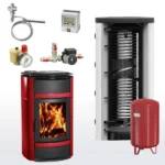 Ensemble complet de cuisinière conduisant l'eau La Nordica Norma S Idro DSA Bordeaux 800 Réservoir de stockage hygiénique