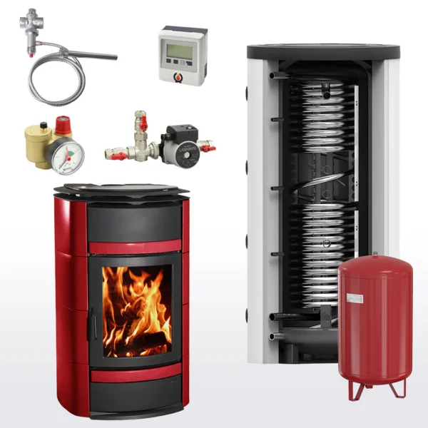 Ensemble complet de cuisinière conduisant l'eau La Nordica Norma S Idro DSA Bordeaux 800 Réservoir de stockage hygiénique