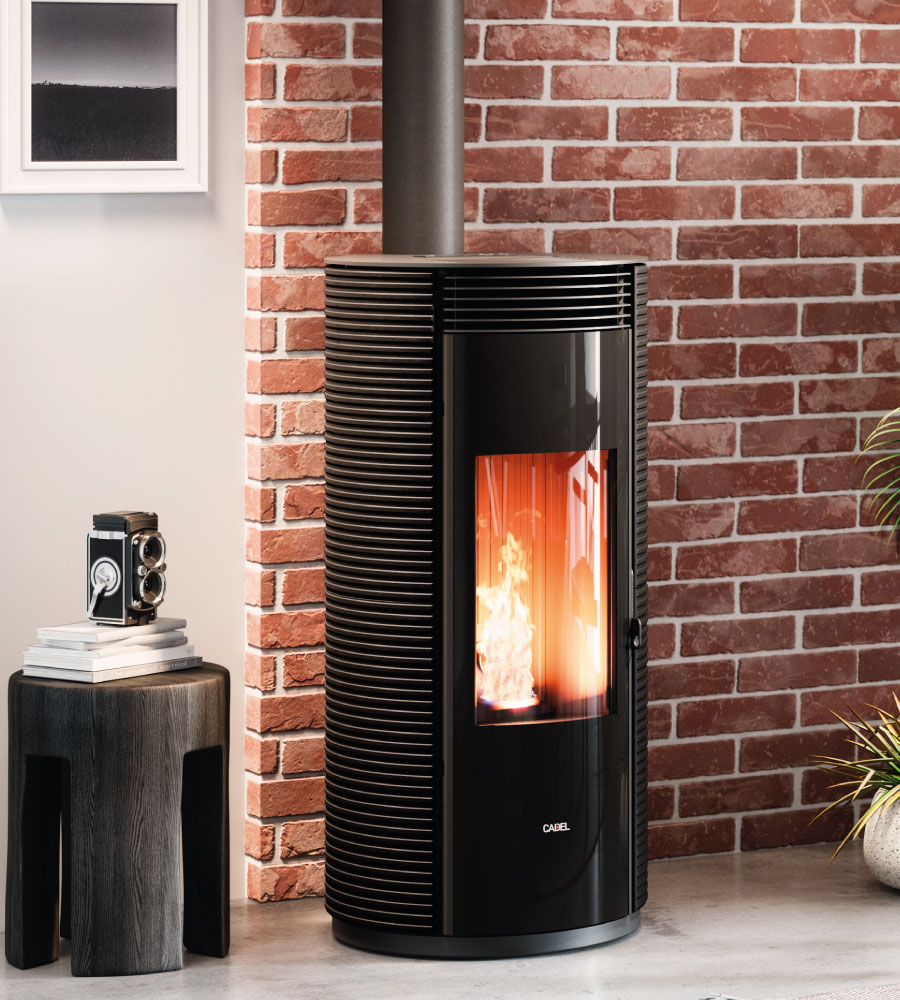 Poêle à pellets canalisable CADEL Spin Plus 9 Puissance 8.5kW