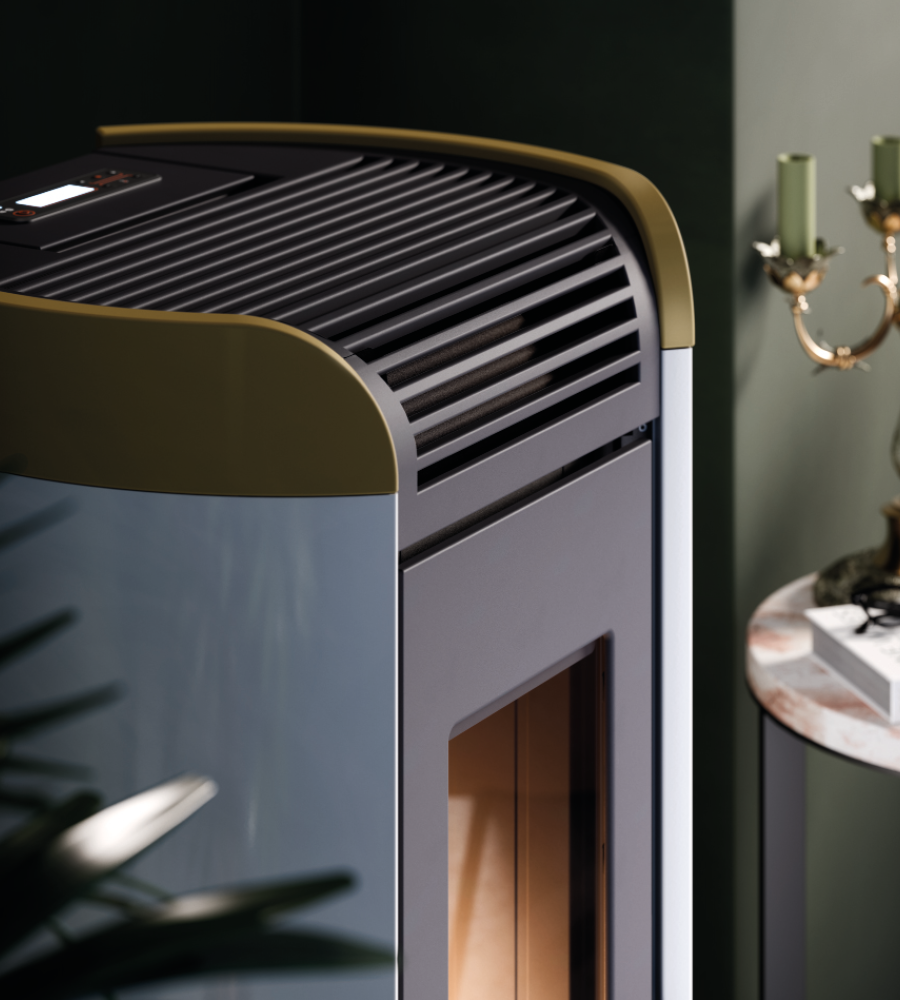 Poêle à pellets non canalisable CADEL Fenice Puissance 10.5kW – Image 4