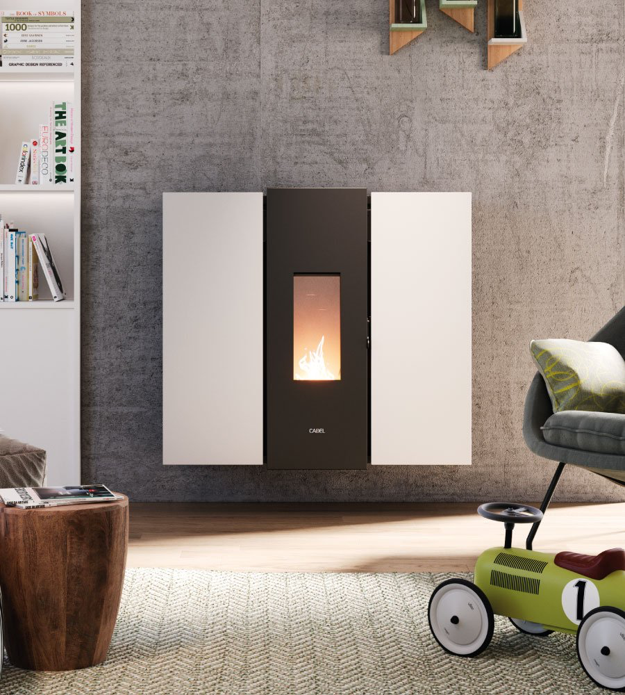 Poêle à granulés Cadel Wall Plus 10 | 10 kW