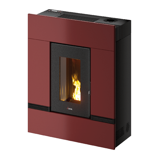 Poêle à granulés canalisable CADEL Mithos Plus 12 Up-Twin Puissance 12kW – Image 4