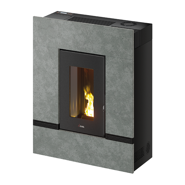 Poêle à granulés canalisable CADEL Mithos Plus 12 Up-Twin Puissance 12kW – Image 6