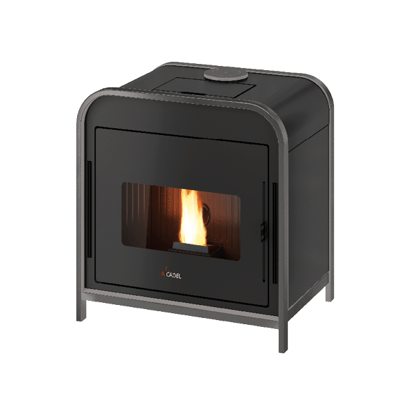 Poêle à pellets hermétique CADEL Frame 9 Up-Twin Puissance 9.3kW – Image 3