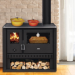 Cuisinière à bois INTERSTOVES | GT | 15 kw  | SORTIE COTE DROIT