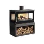 Poêle à bois 3 faces - FIREMATIC Calgary - S 12.5 kW