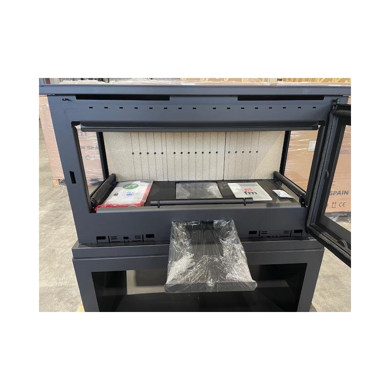 Poêle à bois panoramique 3 faces - FIREMATIC Calgary - L 13.5 kW – Image 5