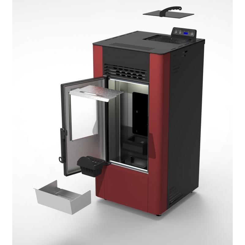 PACK Poêle à granulés C9 FIREMATIC + Kit ventouse Dinak + Module Wifi – Image 4